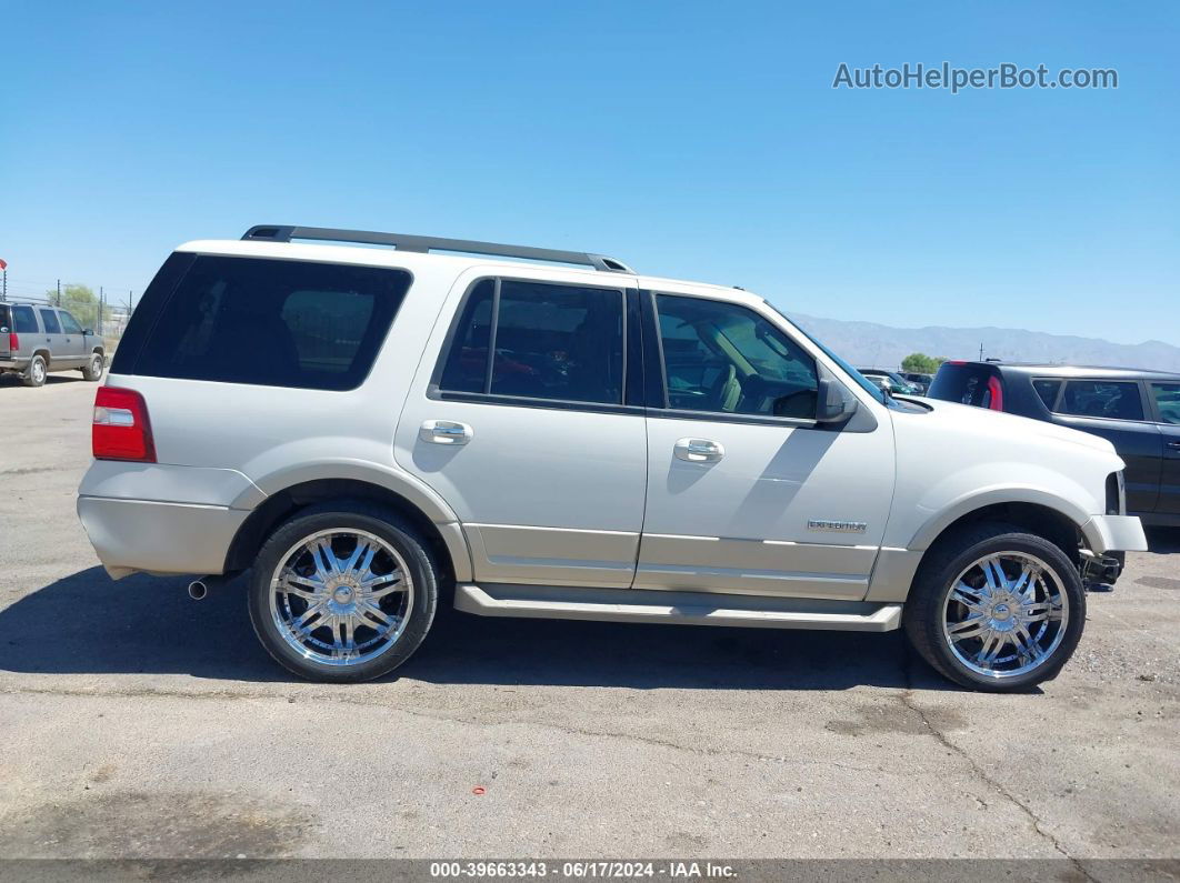 2008 Ford Expedition Eddie Bauer/king Ranch White vin: 1FMFU18508LA33865