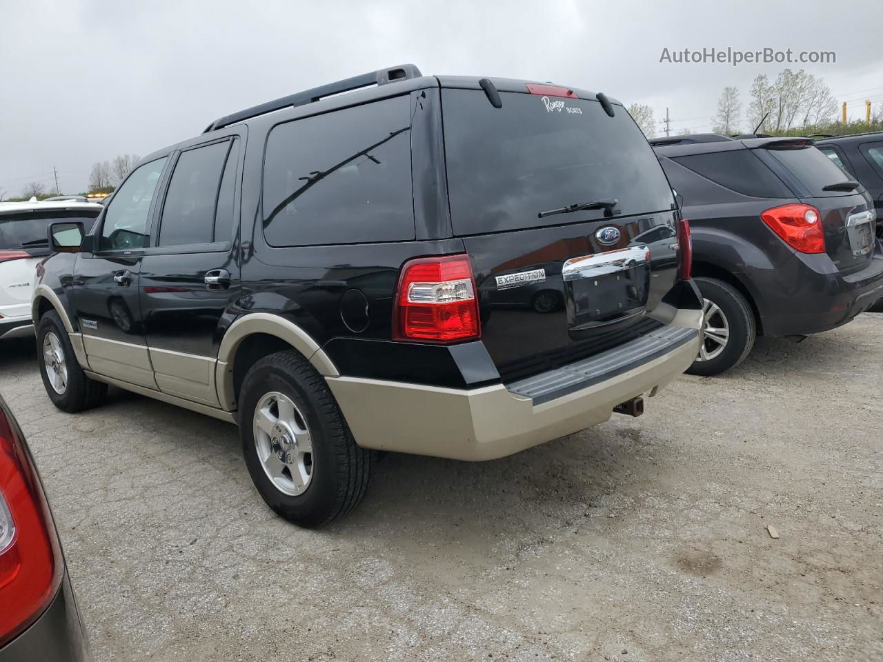 2008 Ford Expedition Eddie Bauer Black vin: 1FMFU18518LA23555