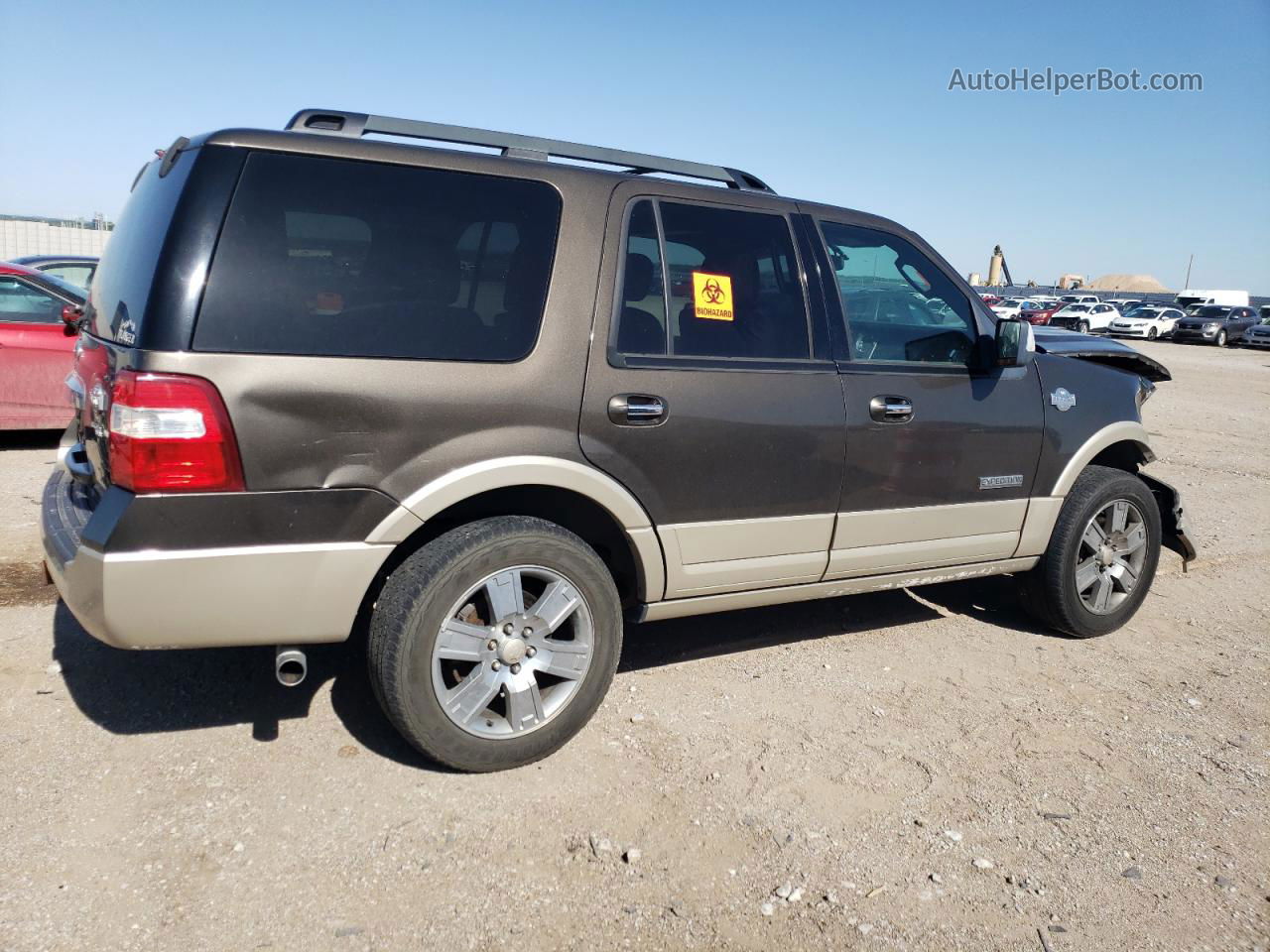 2008 Ford Expedition Eddie Bauer Gray vin: 1FMFU18538LA01069