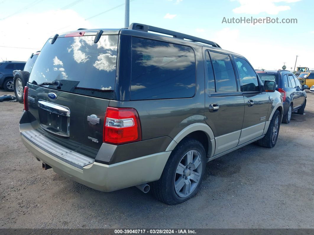 2008 Ford Expedition Eddie Bauer/king Ranch Gray vin: 1FMFU18538LA13576