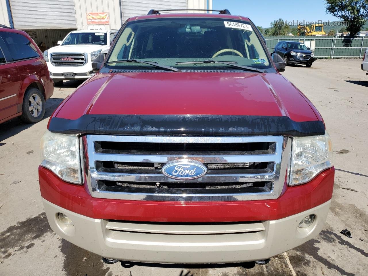 2008 Ford Expedition Eddie Bauer Red vin: 1FMFU18538LA23475