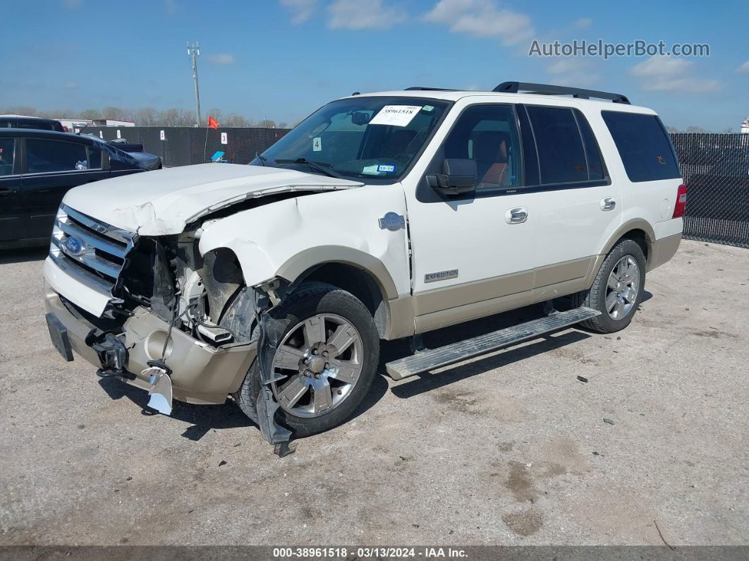 2008 Ford Expedition Eddie Bauer/king Ranch White vin: 1FMFU18538LA24917