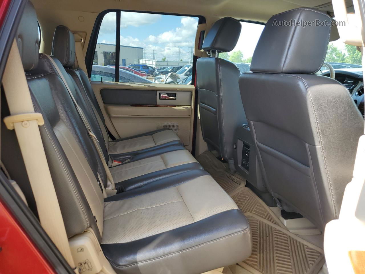 2007 Ford Expedition Eddie Bauer Красный vin: 1FMFU18547LA47962