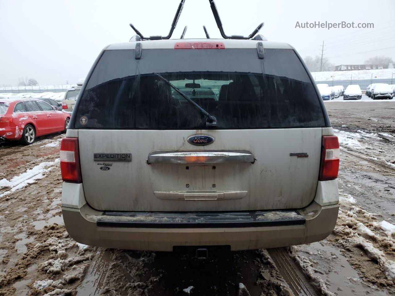 2007 Ford Expedition Eddie Bauer Белый vin: 1FMFU18547LA85272