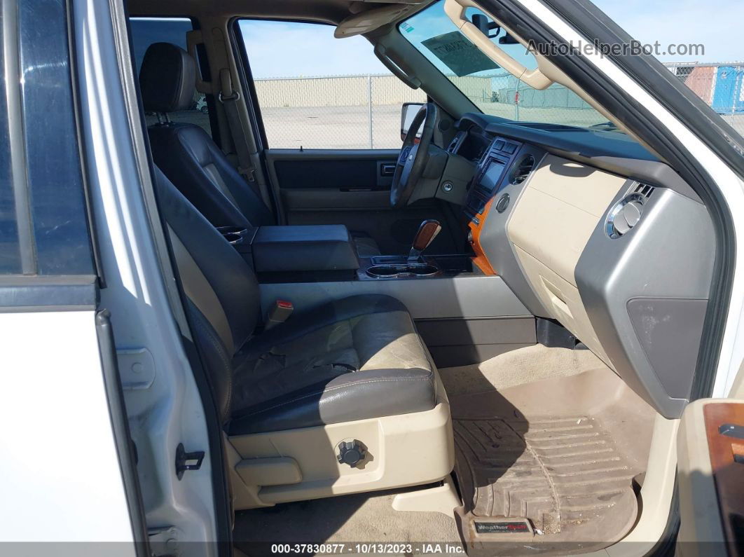 2007 Ford Expedition Eddie Bauer White vin: 1FMFU18557LA41734