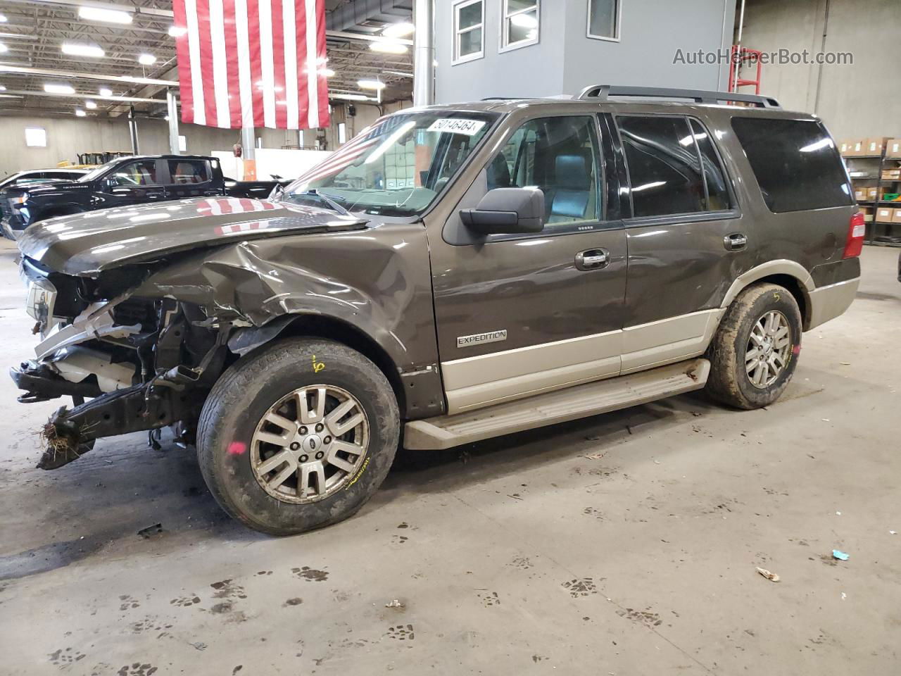 2008 Ford Expedition Eddie Bauer Brown vin: 1FMFU18578LA59637