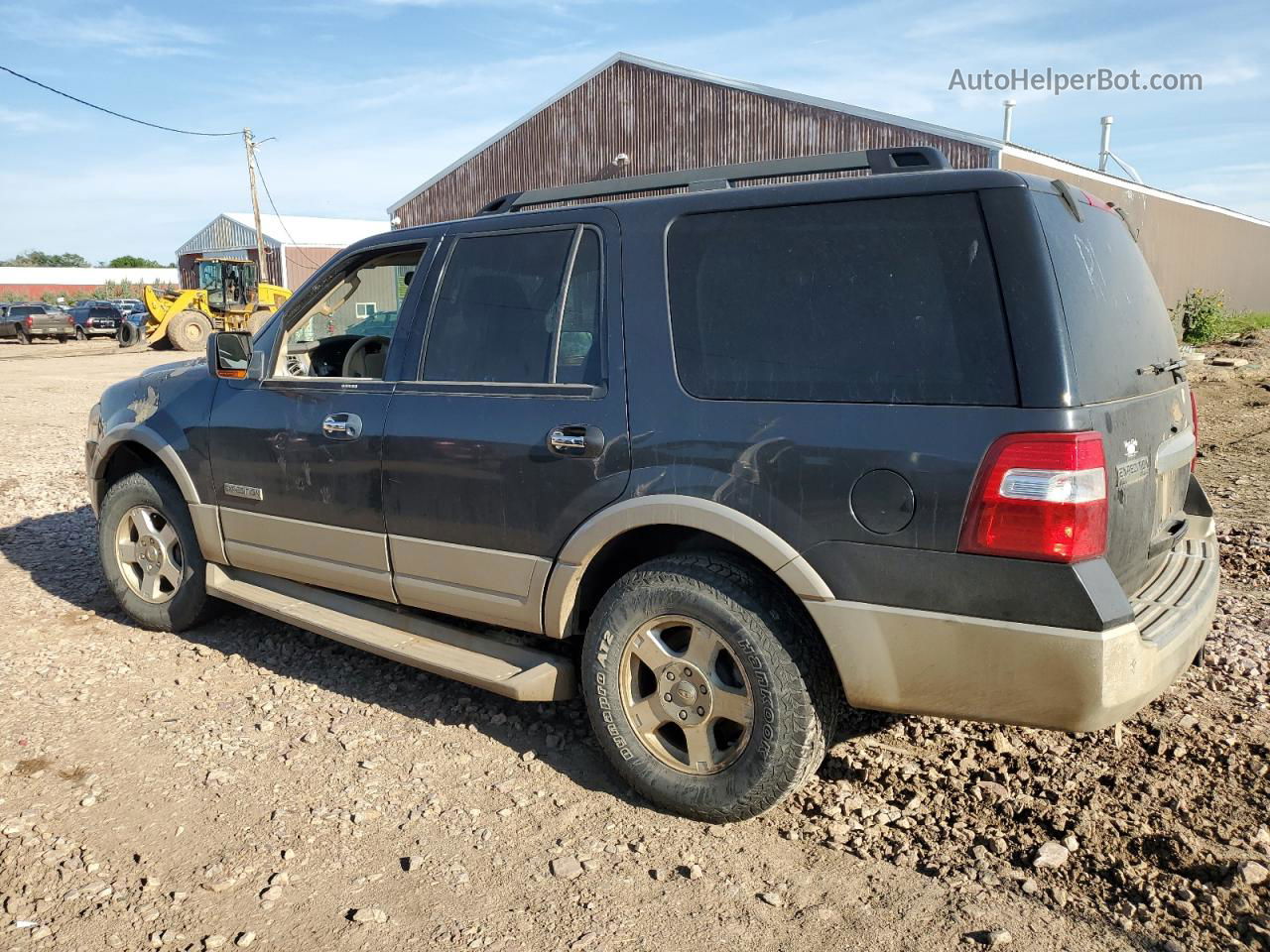 2007 Ford Expedition Eddie Bauer Gray vin: 1FMFU18587LA75652