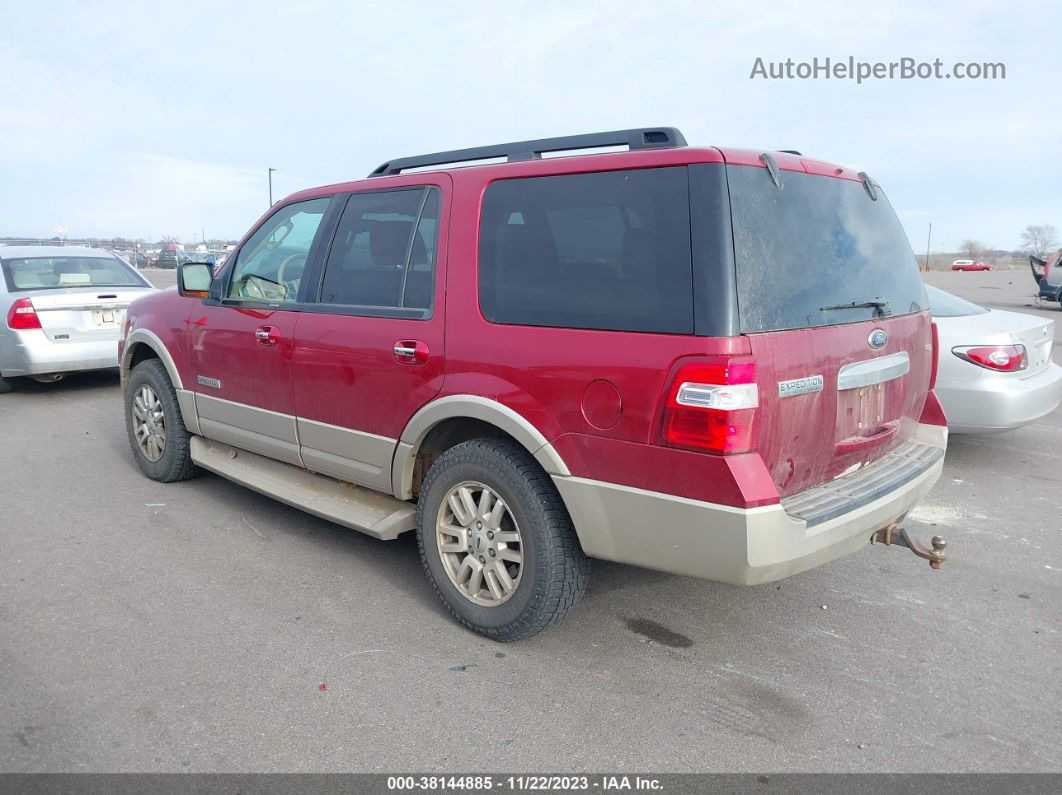 2008 Ford Expedition Eddie Bauer/king Ranch Maroon vin: 1FMFU18588LA38134