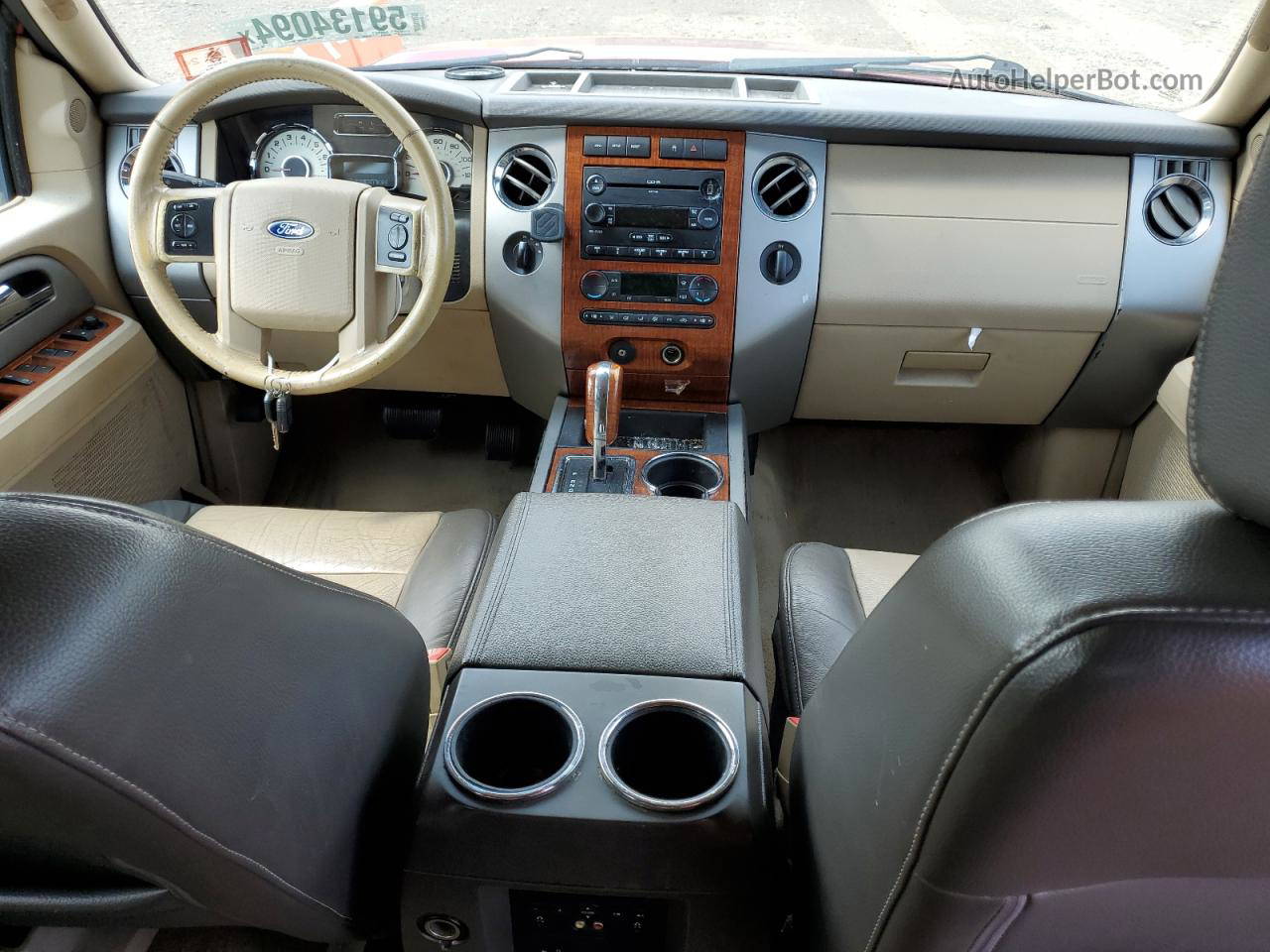 2007 Ford Expedition Eddie Bauer Red vin: 1FMFU18597LA61498