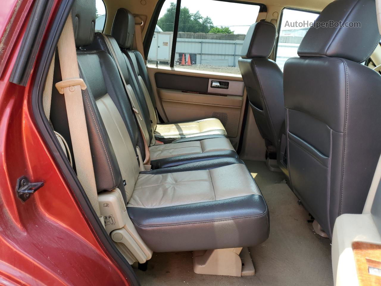 2007 Ford Expedition Eddie Bauer Red vin: 1FMFU18597LA61498