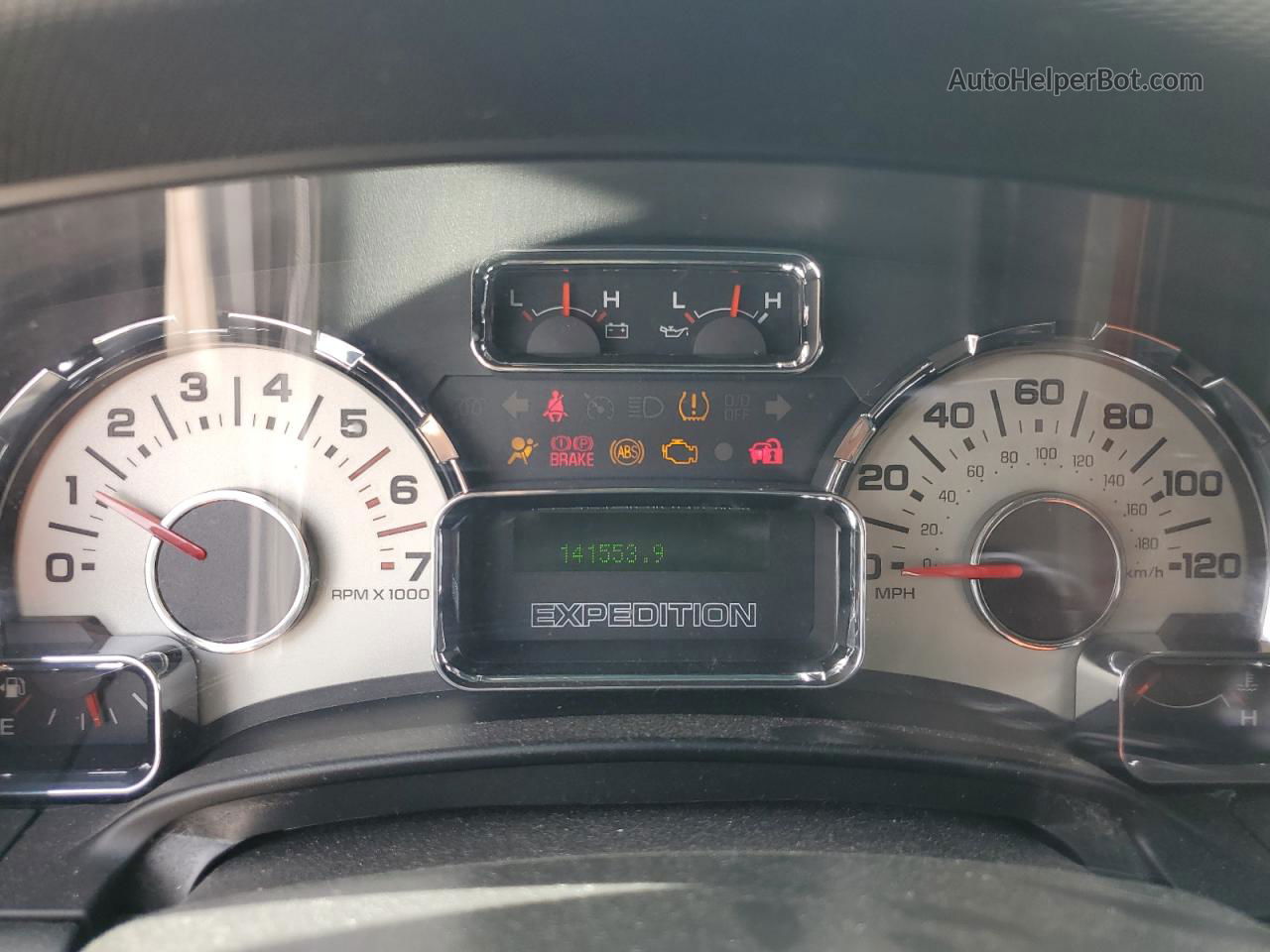 2007 Ford Expedition Eddie Bauer Black vin: 1FMFU18597LA89558
