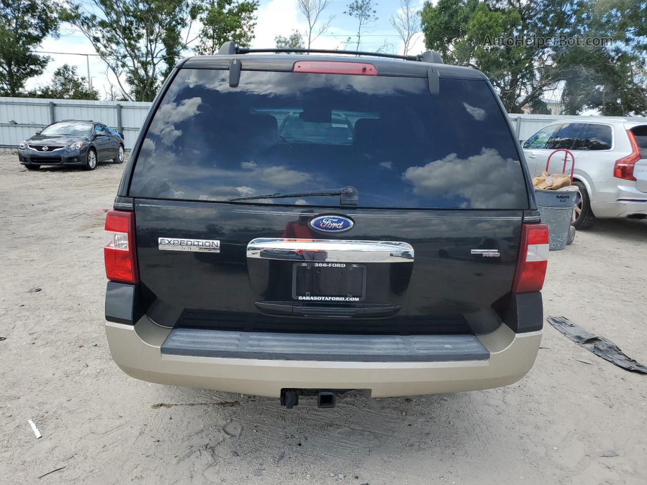 2007 Ford Expedition Eddie Bauer Black vin: 1FMFU18597LA89558