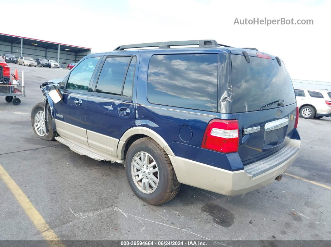 2008 Ford Expedition Eddie Bauer/king Ranch Blue vin: 1FMFU18598LA00654