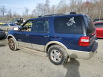 2008 Ford Expedition Eddie Bauer Blue vin: 1FMFU18598LA63253