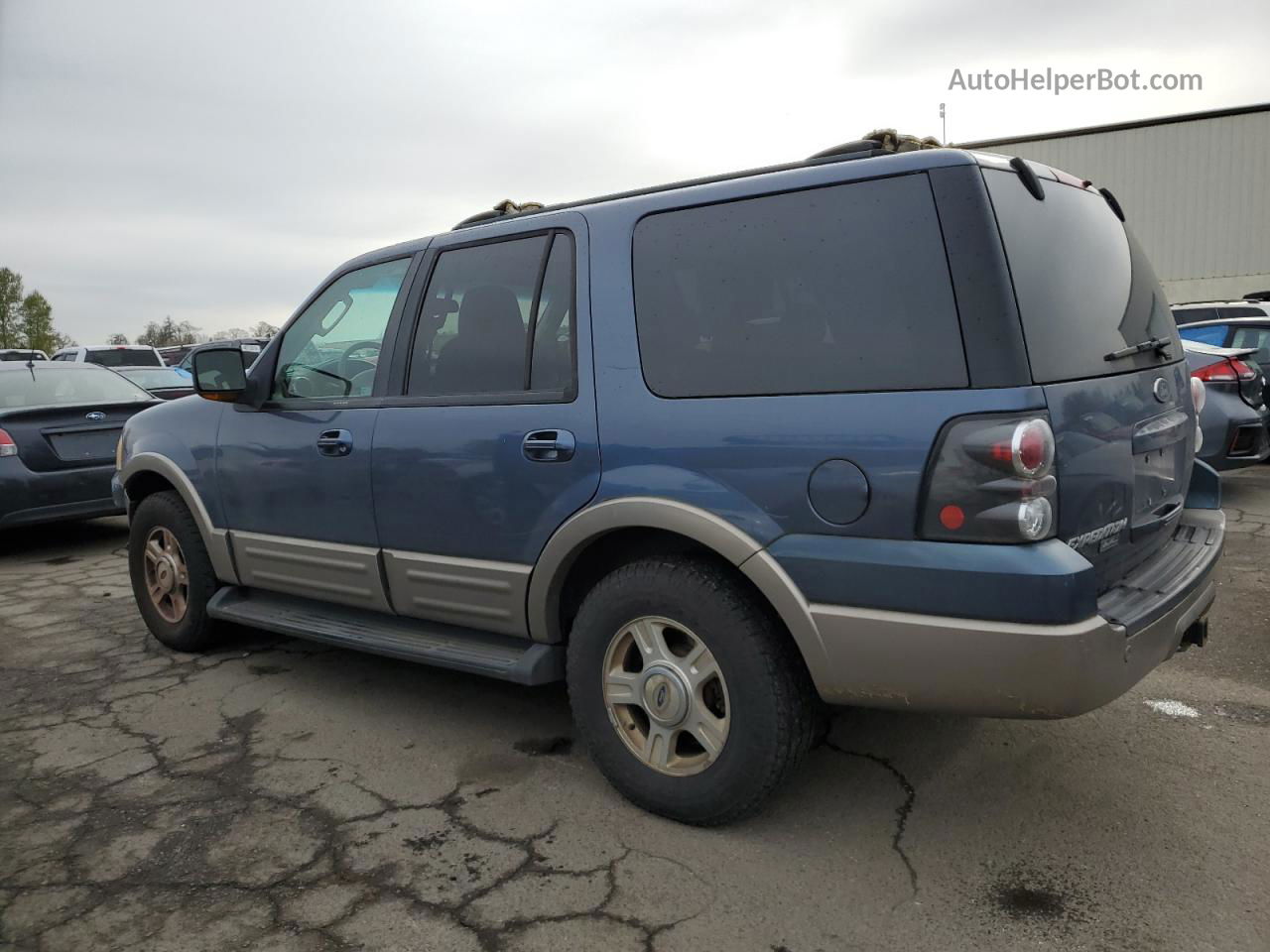 2003 Ford Expedition Eddie Bauer Blue vin: 1FMFU18L13LA99641