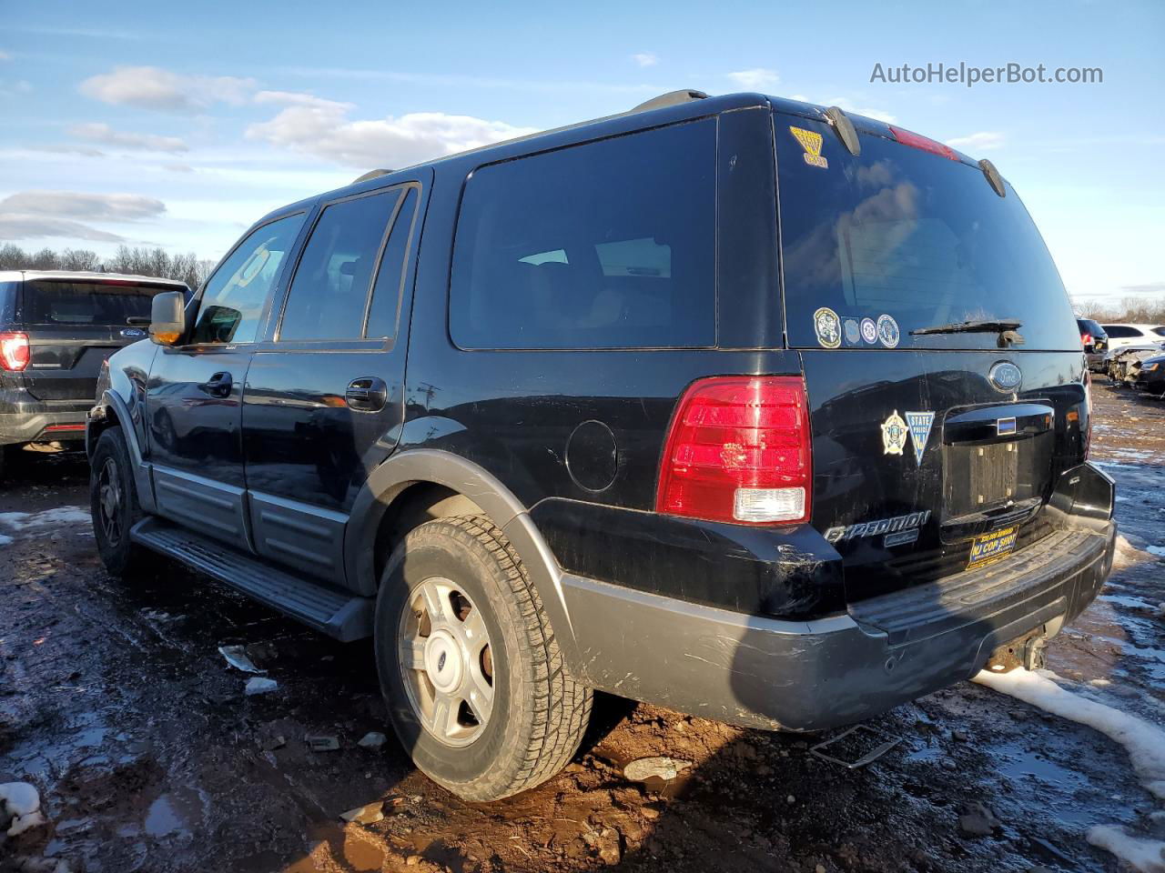 2003 Ford Expedition Eddie Bauer Black vin: 1FMFU18L13LB19130