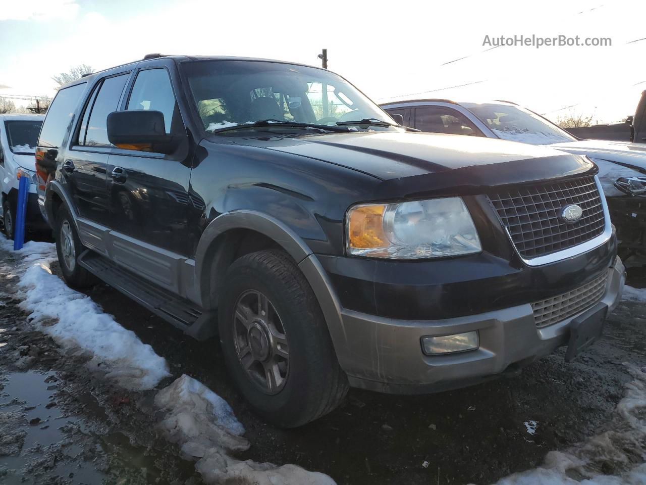 2003 Ford Expedition Eddie Bauer Black vin: 1FMFU18L13LB19130