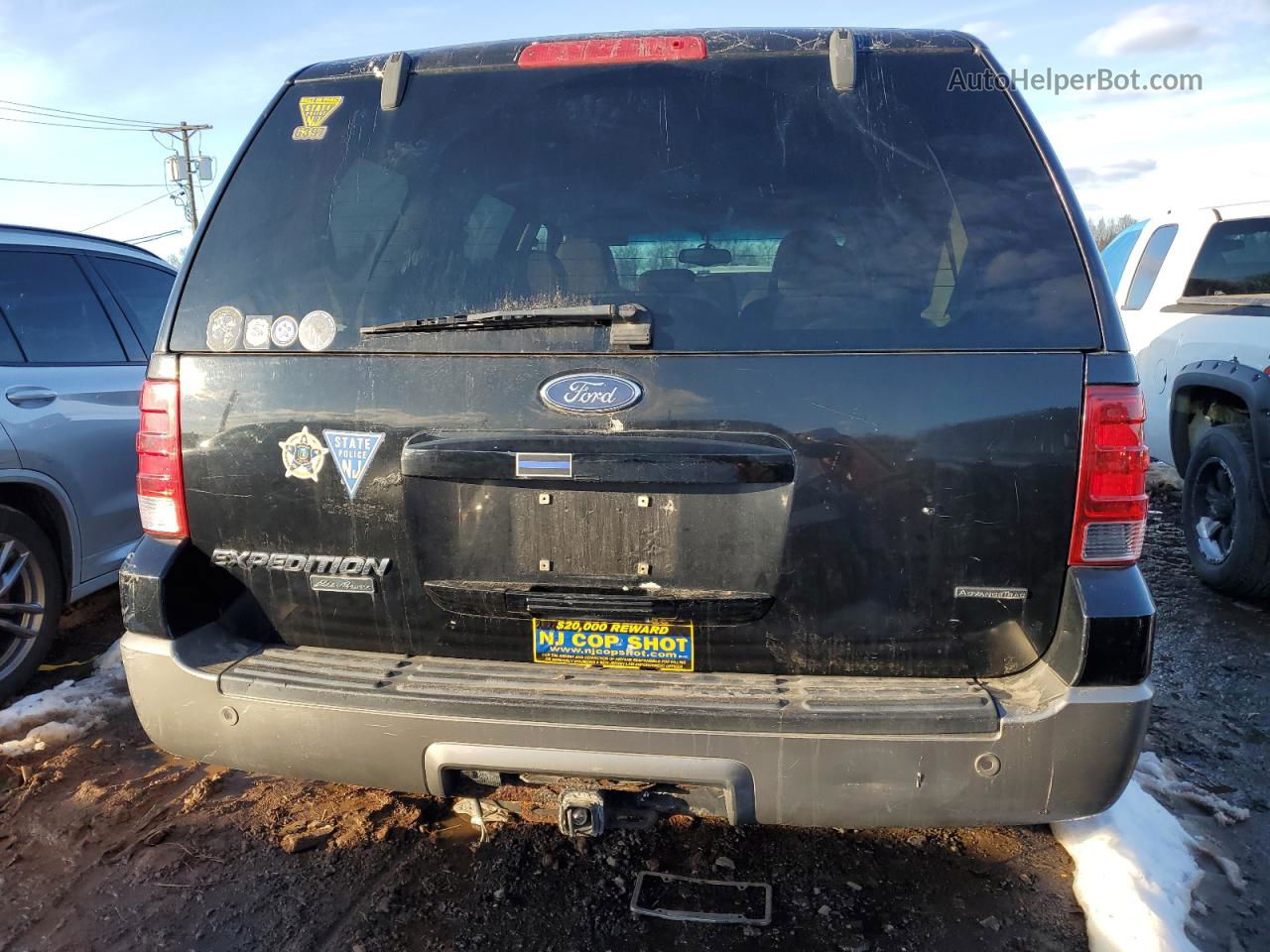 2003 Ford Expedition Eddie Bauer Black vin: 1FMFU18L13LB19130