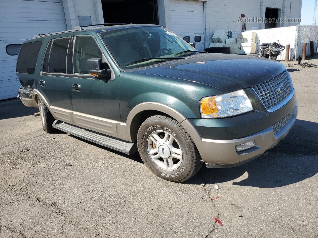 2003 Ford Expedition Eddie Bauer Зеленый vin: 1FMFU18L13LB44500