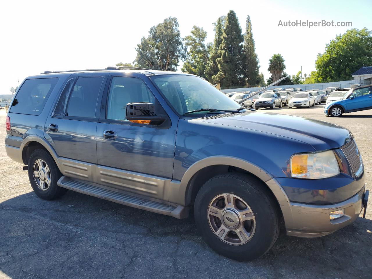 2003 Ford Expedition Eddie Bauer Blue vin: 1FMFU18L13LC38375