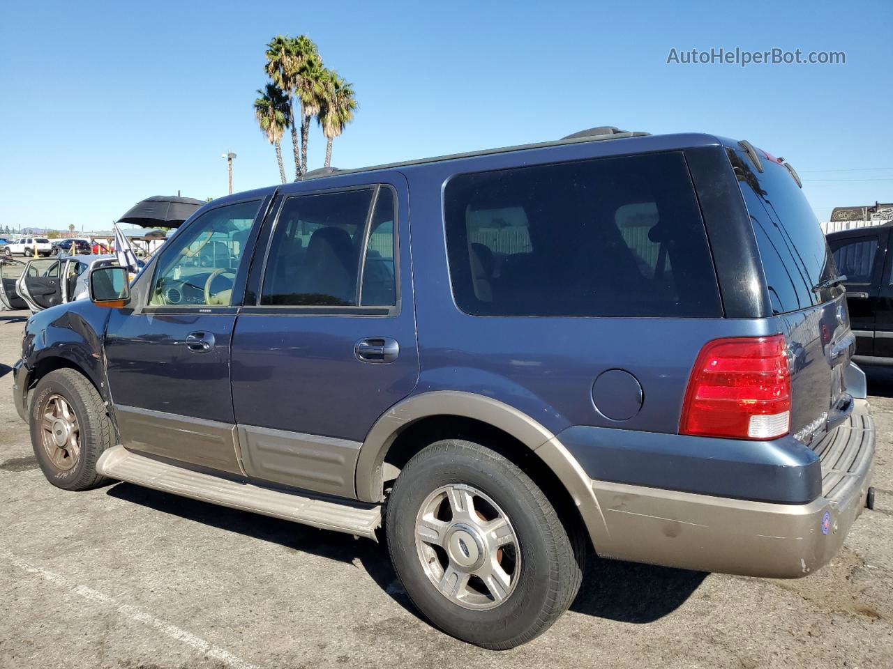 2003 Ford Expedition Eddie Bauer Blue vin: 1FMFU18L13LC38375