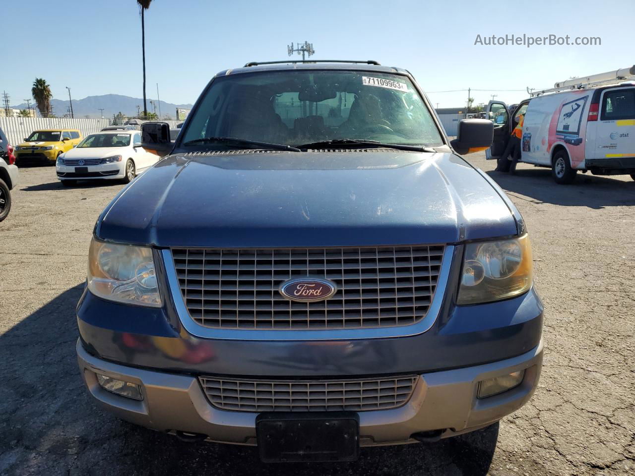 2003 Ford Expedition Eddie Bauer Blue vin: 1FMFU18L13LC38375