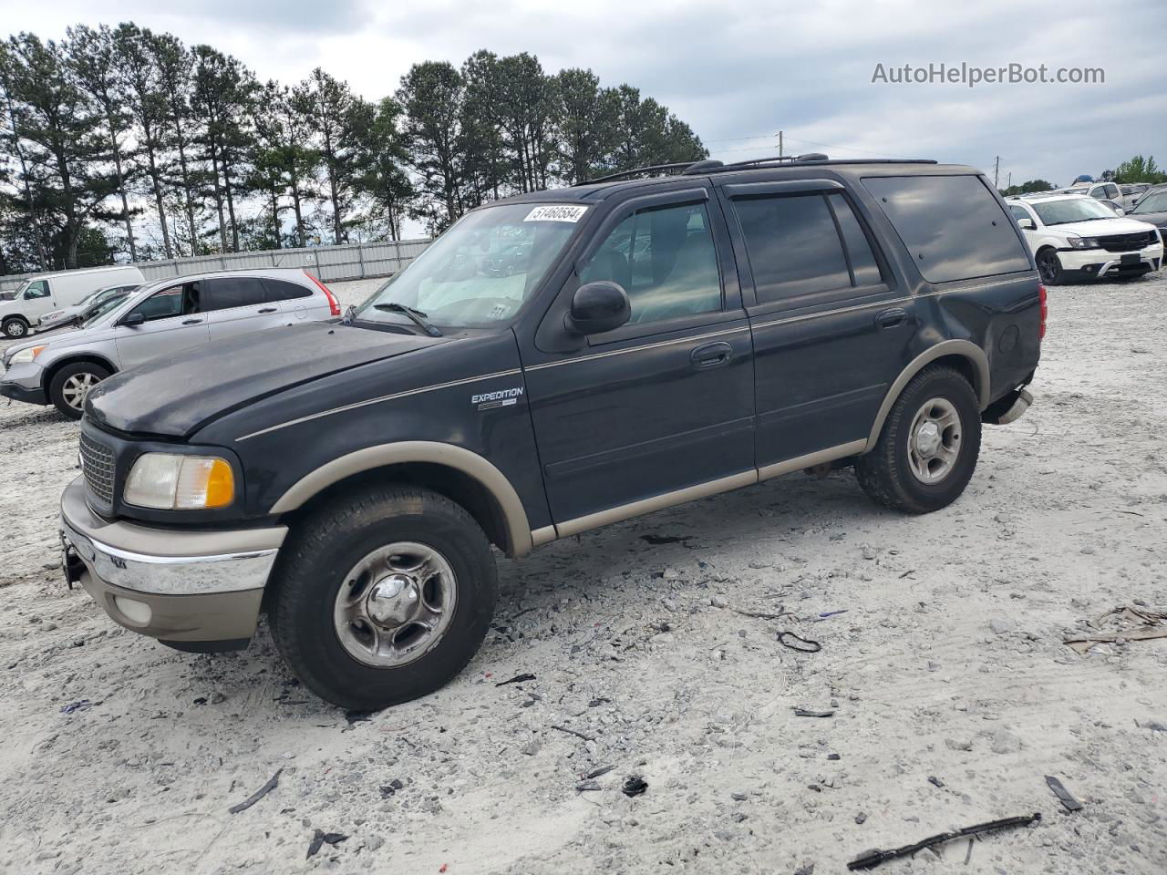 2000 Ford Expedition Eddie Bauer Black vin: 1FMFU18L1YLB21970