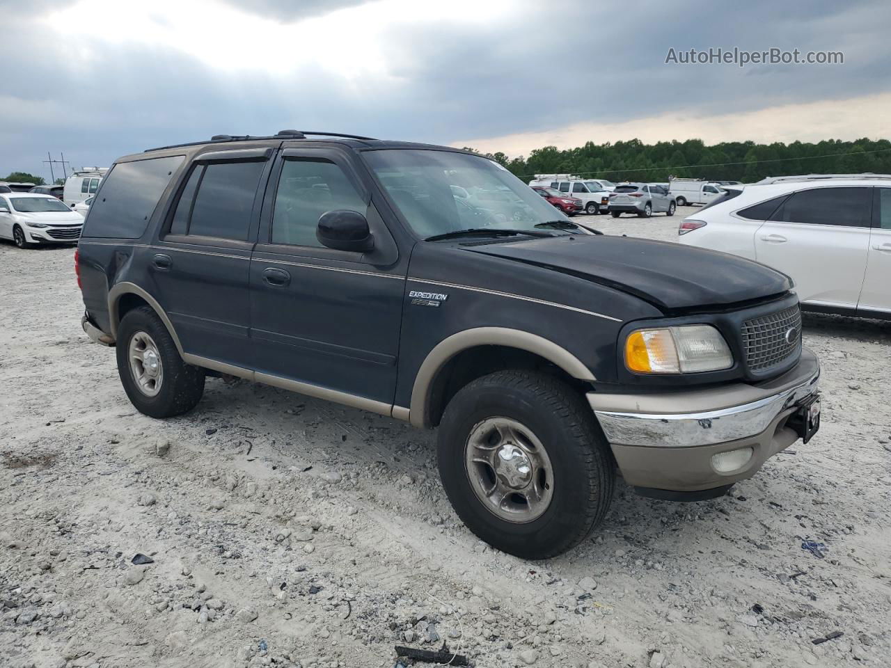 2000 Ford Expedition Eddie Bauer Black vin: 1FMFU18L1YLB21970