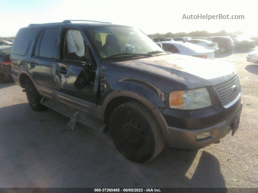 2003 Ford Expedition Eddie Bauer Blue vin: 1FMFU18L23LB99716