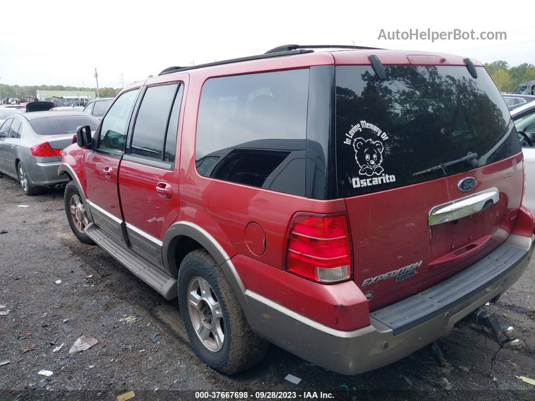 2003 Ford Expedition Eddie Bauer Red vin: 1FMFU18L23LC09743