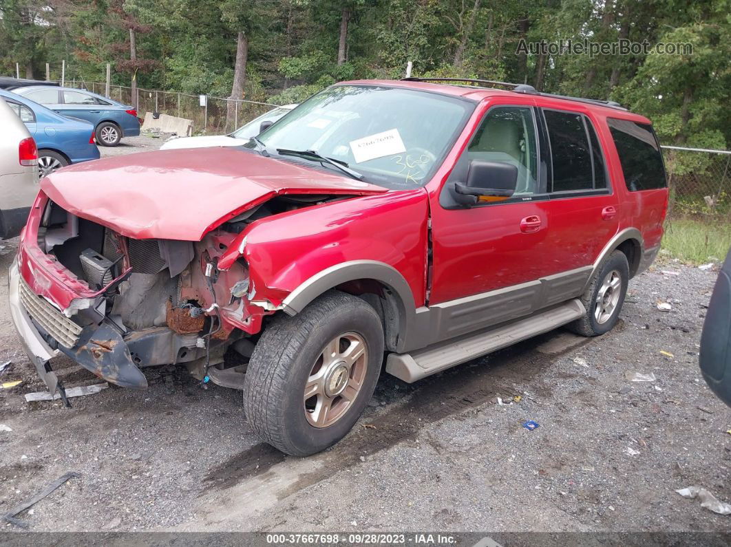 2003 Ford Expedition Eddie Bauer Red vin: 1FMFU18L23LC09743