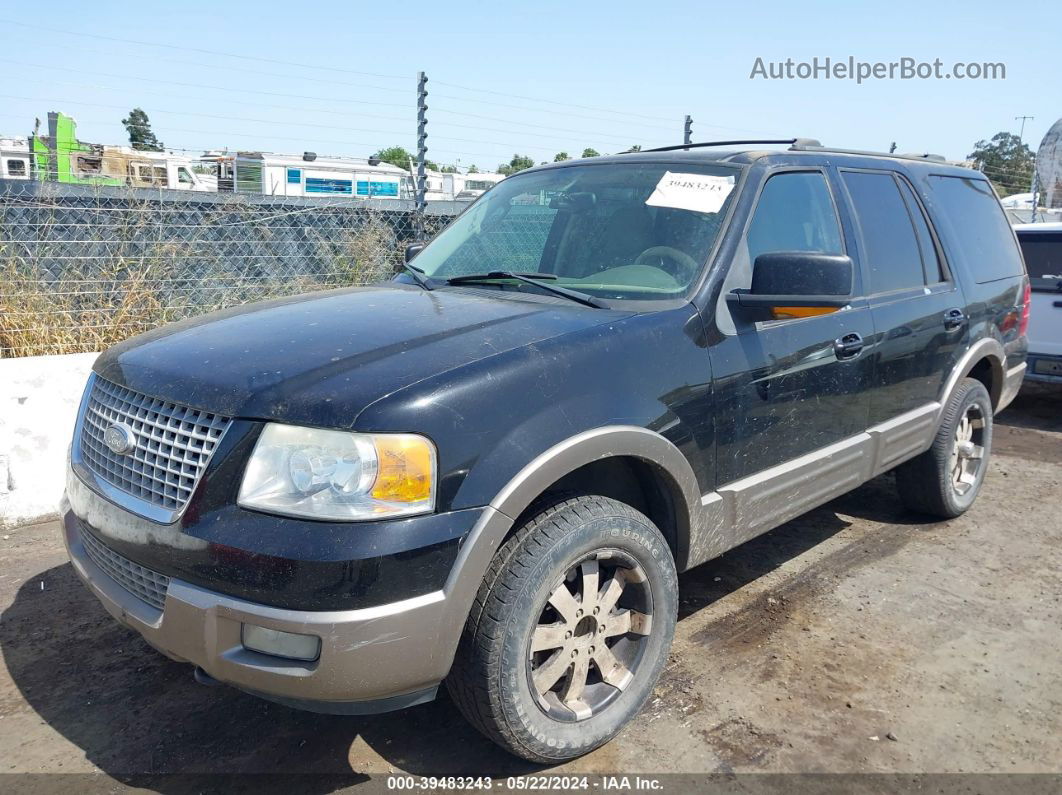 2003 Ford Expedition Eddie Bauer Black vin: 1FMFU18L23LC11539