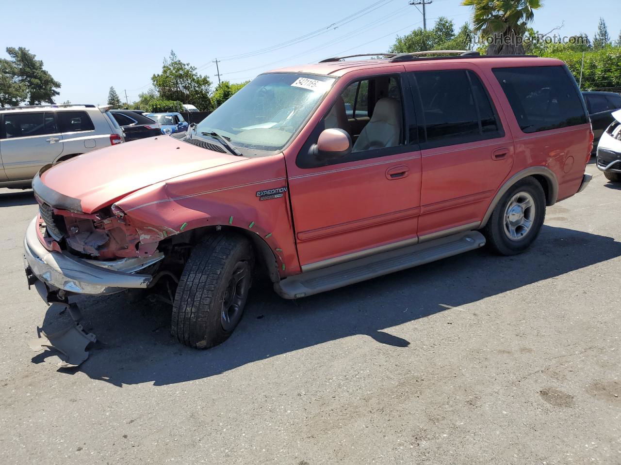 2001 Ford Expedition Eddie Bauer Burgundy vin: 1FMFU18L31LA73376