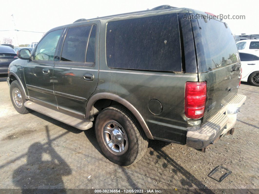 2001 Ford Expedition Eddie Bauer Green vin: 1FMFU18L31LB05601