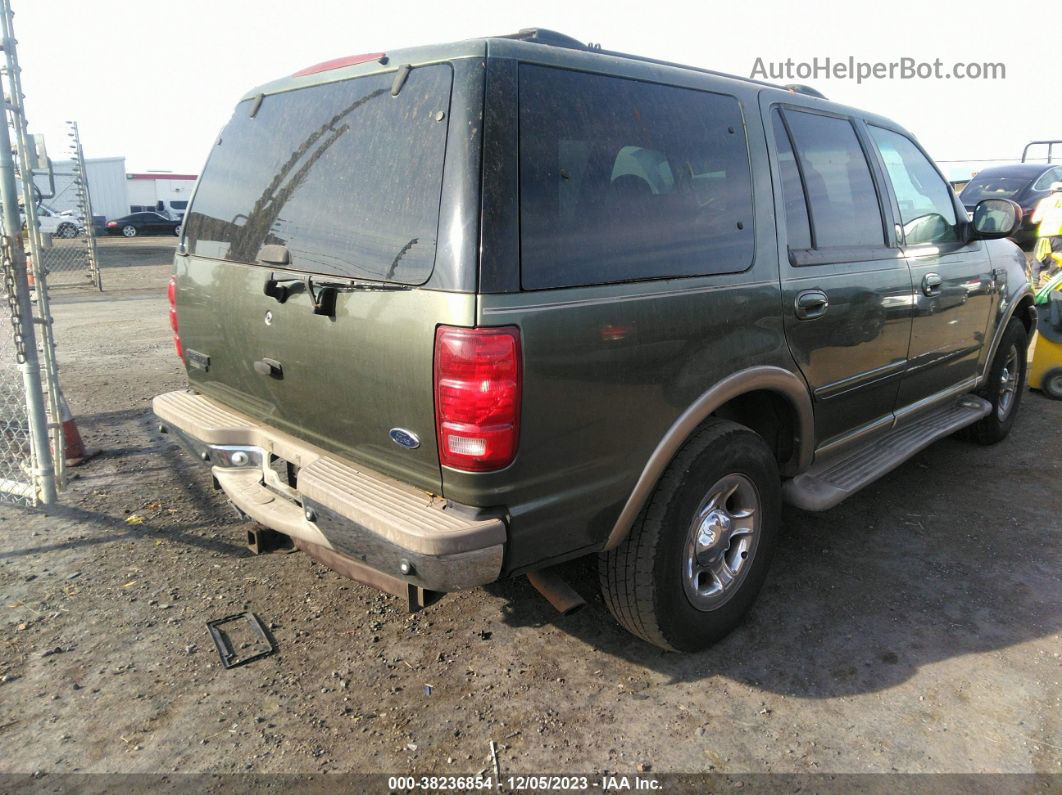 2001 Ford Expedition Eddie Bauer Green vin: 1FMFU18L31LB05601