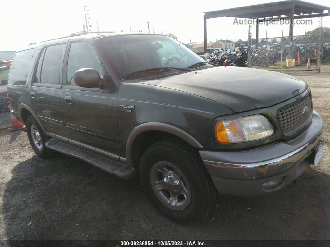 2001 Ford Expedition Eddie Bauer Green vin: 1FMFU18L31LB05601