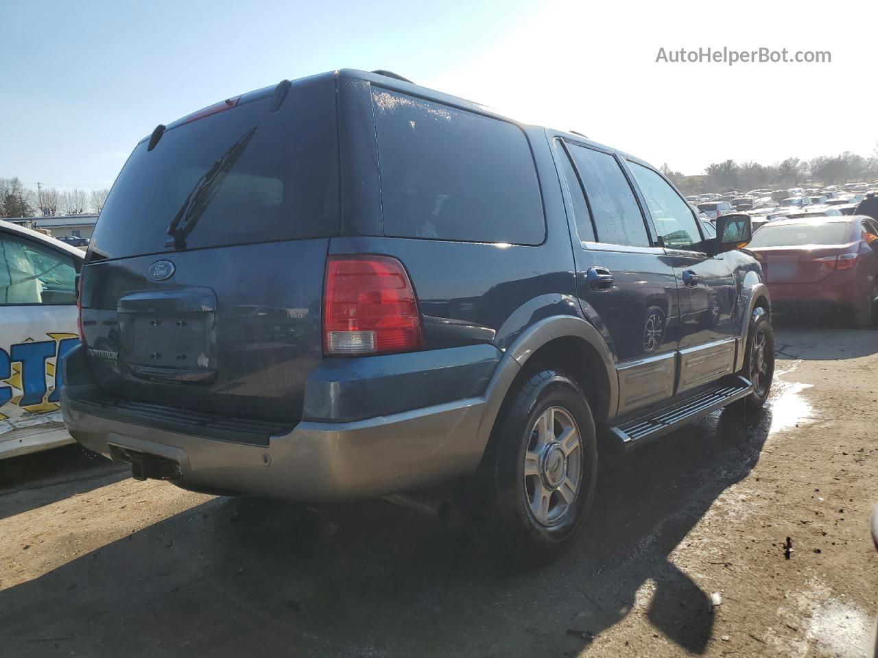 2003 Ford Expedition Eddie Bauer Blue vin: 1FMFU18L33LA90505