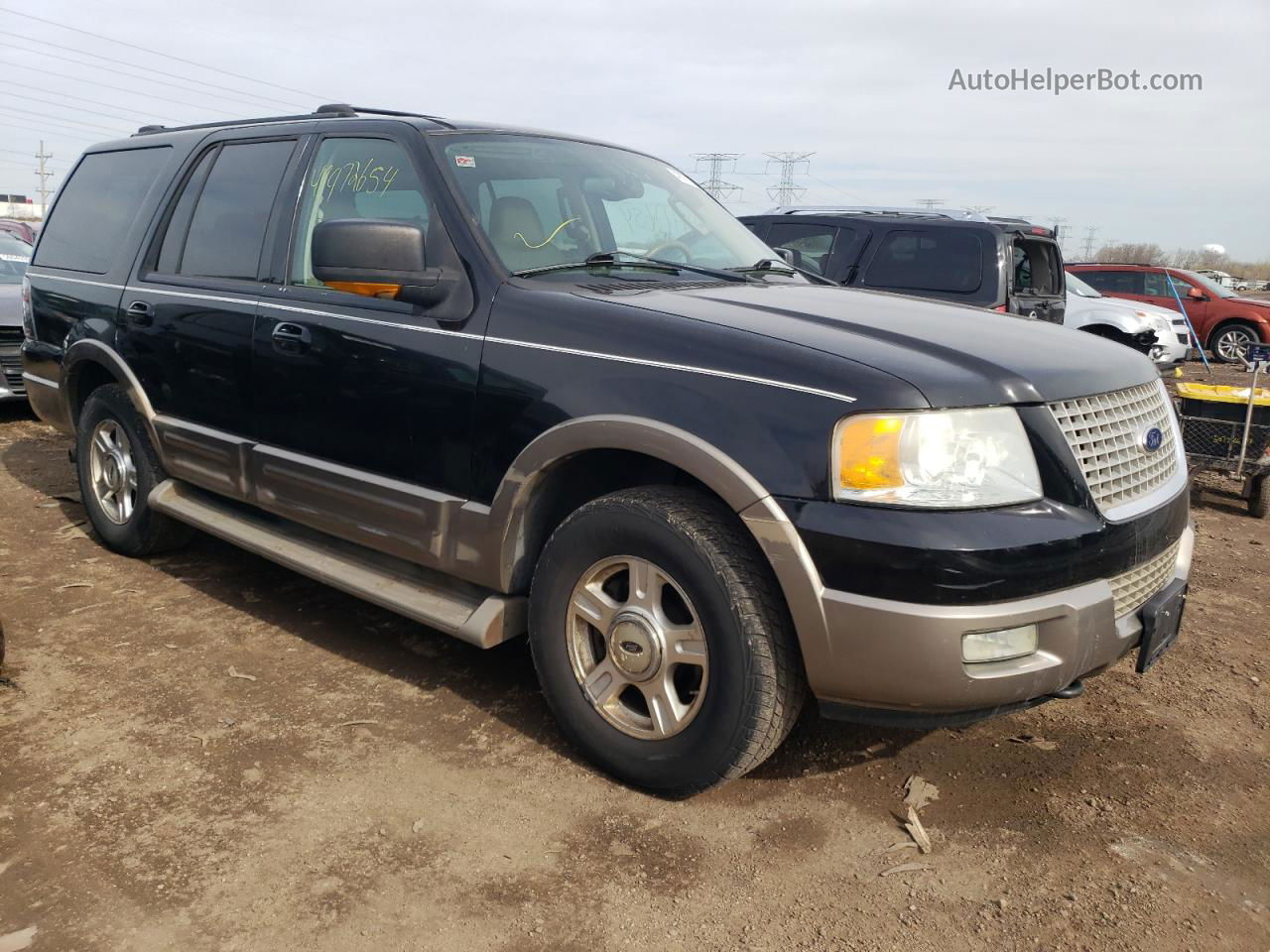 2003 Ford Expedition Eddie Bauer Black vin: 1FMFU18L33LC29872