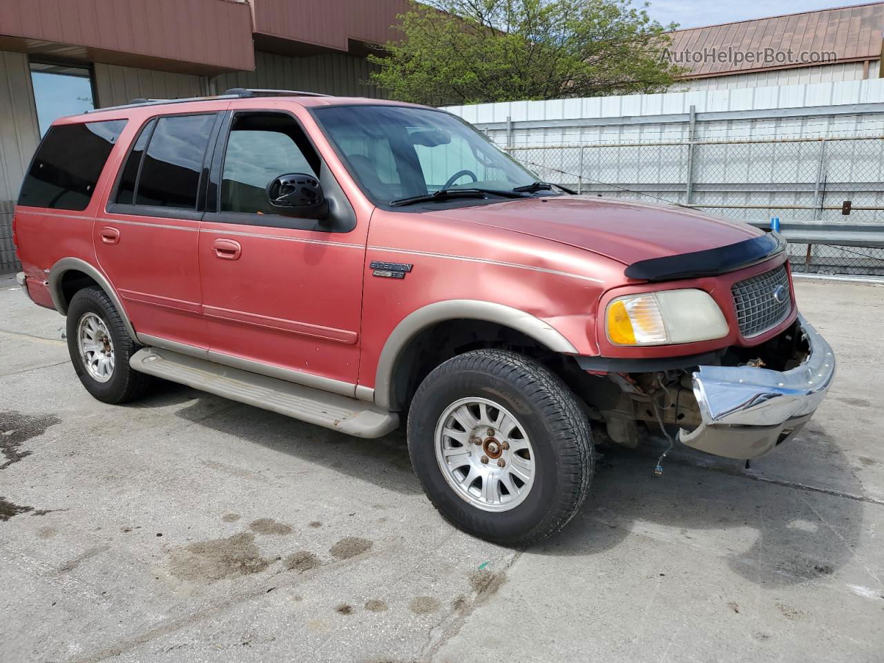 2001 Ford Expedition Eddie Bauer Красный vin: 1FMFU18L41LA52777