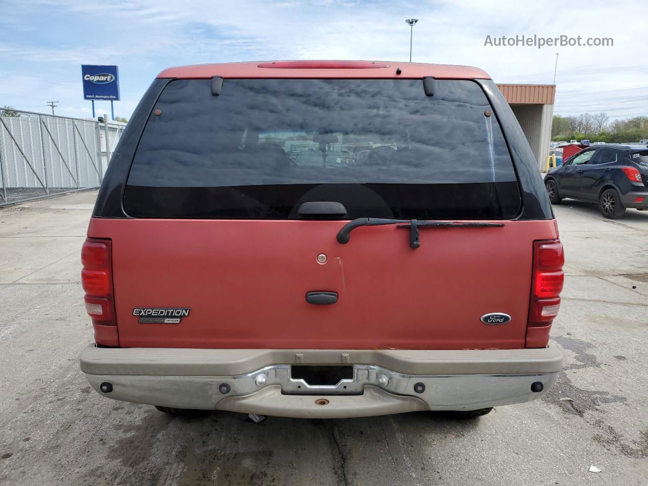 2001 Ford Expedition Eddie Bauer Красный vin: 1FMFU18L41LA52777