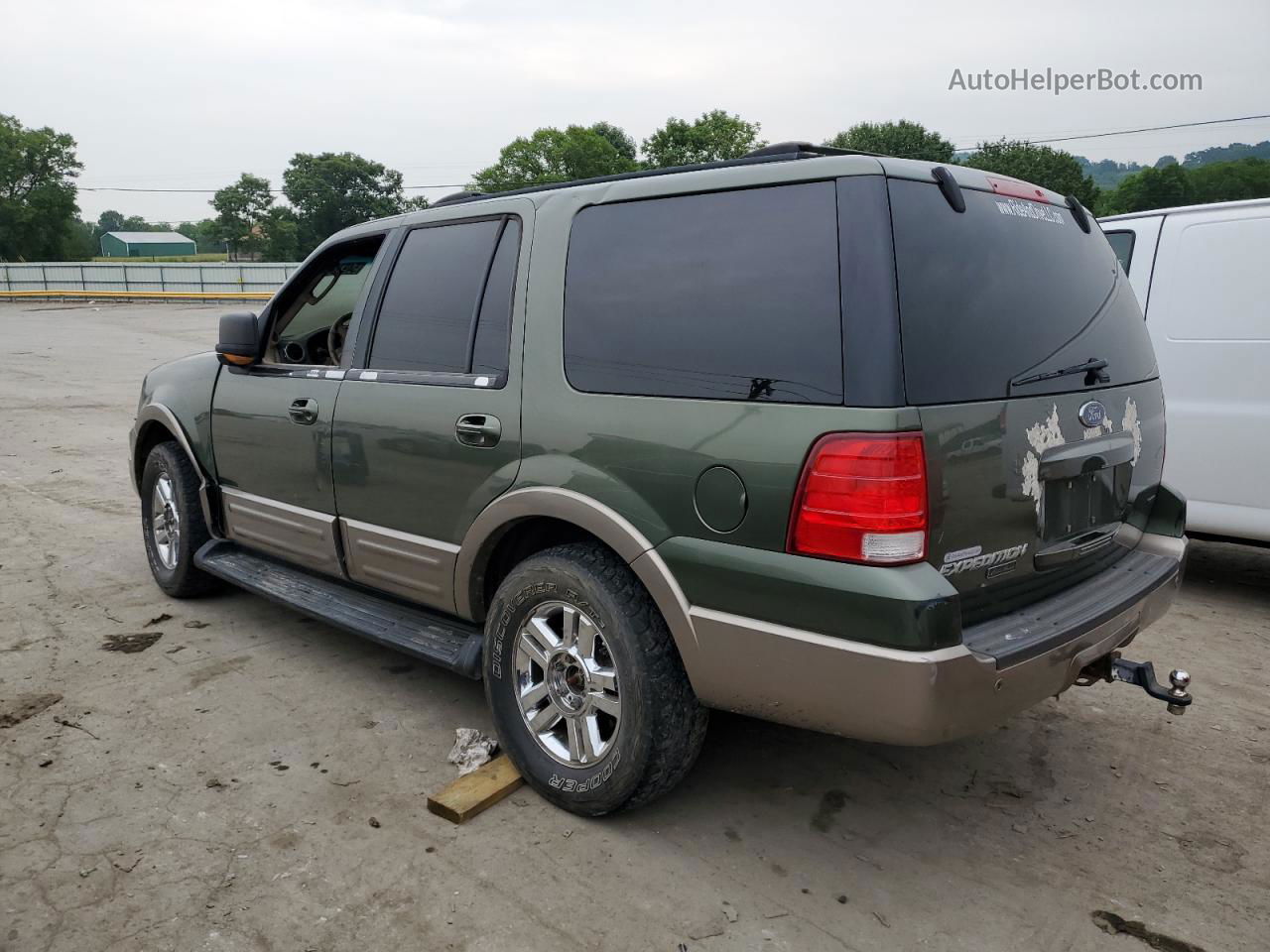 2003 Ford Expedition Eddie Bauer Green vin: 1FMFU18L43LA75902