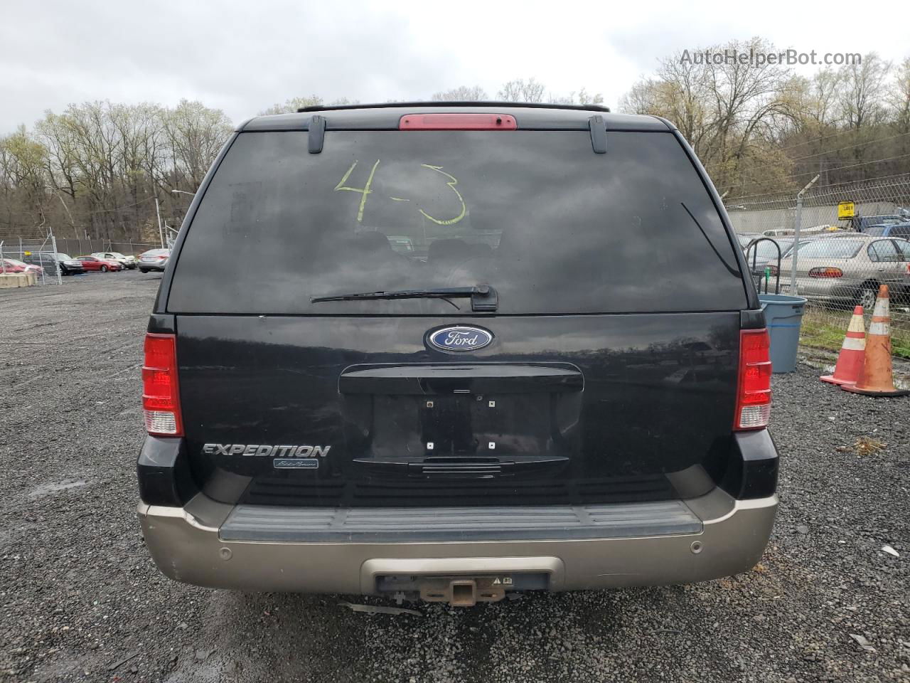 2003 Ford Expedition Eddie Bauer Черный vin: 1FMFU18L43LB17761