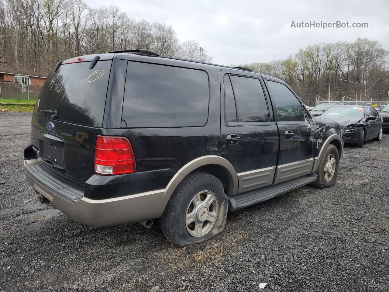 2003 Ford Expedition Eddie Bauer Black vin: 1FMFU18L43LB17761