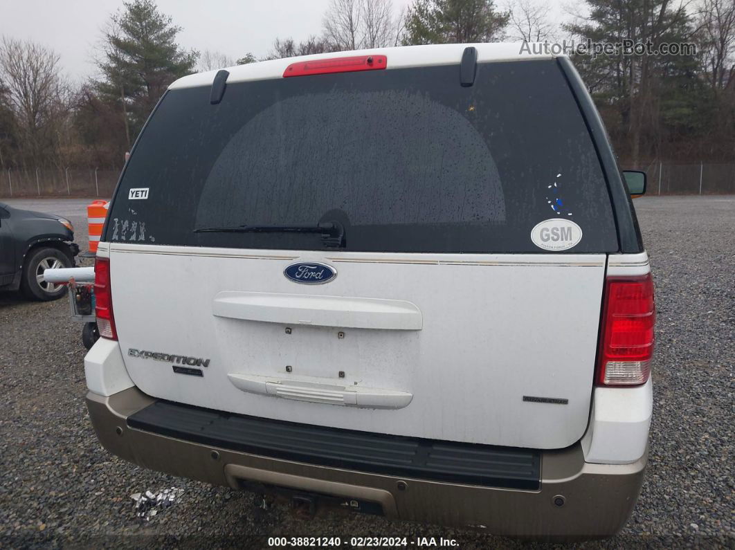 2003 Ford Expedition Eddie Bauer White vin: 1FMFU18L43LC36894