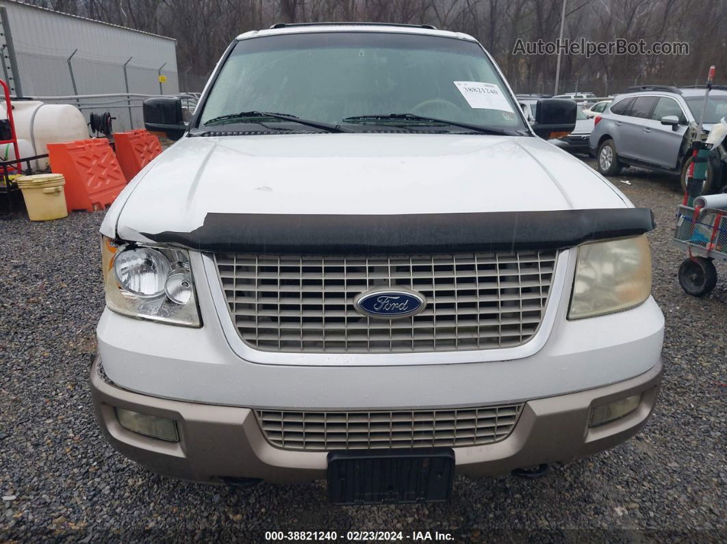 2003 Ford Expedition Eddie Bauer White vin: 1FMFU18L43LC36894