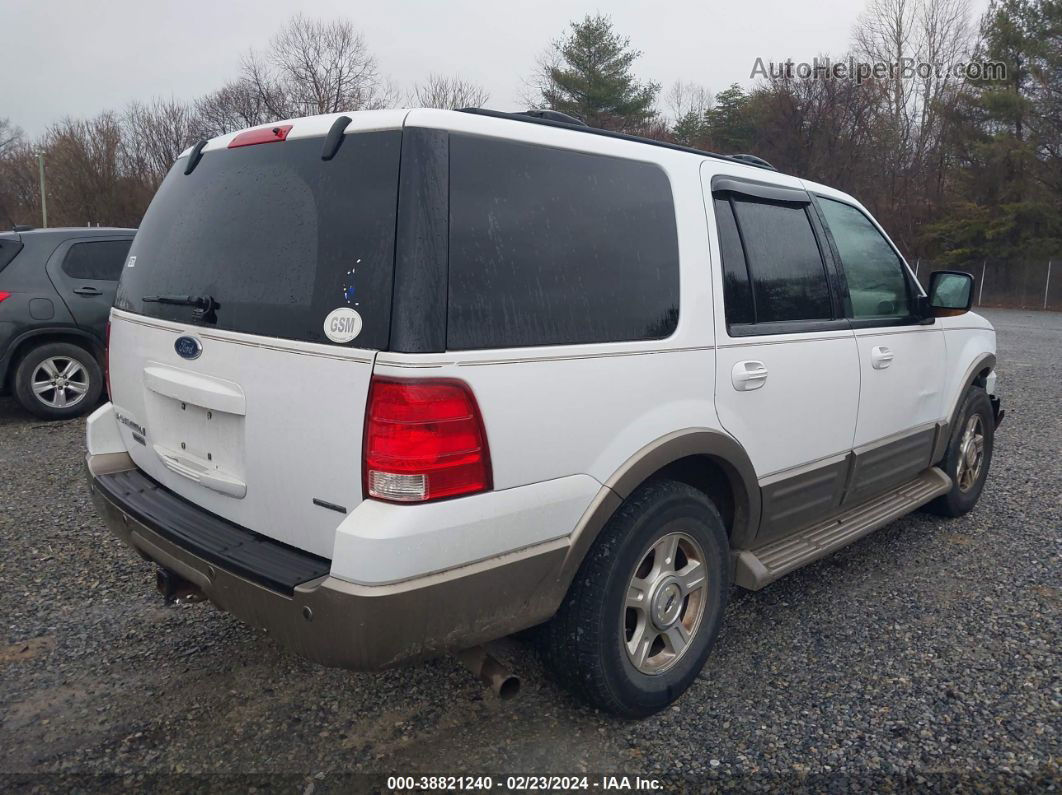 2003 Ford Expedition Eddie Bauer White vin: 1FMFU18L43LC36894