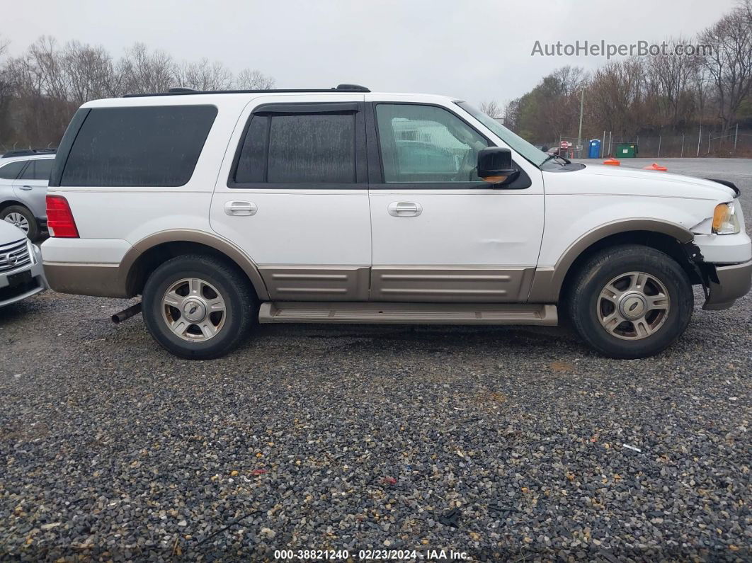 2003 Ford Expedition Eddie Bauer White vin: 1FMFU18L43LC36894