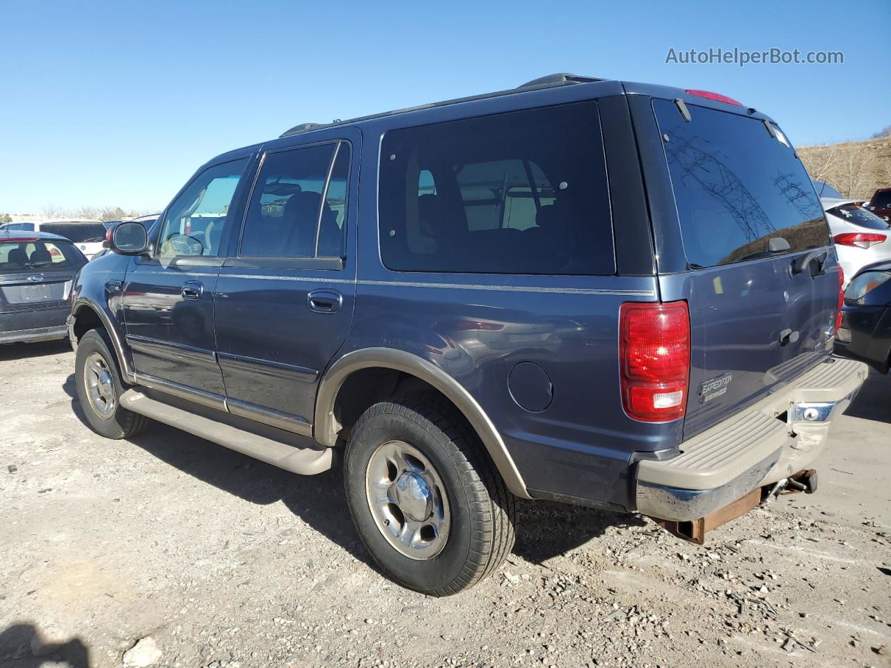 2000 Ford Expedition Eddie Bauer Blue vin: 1FMFU18L4YLB56485