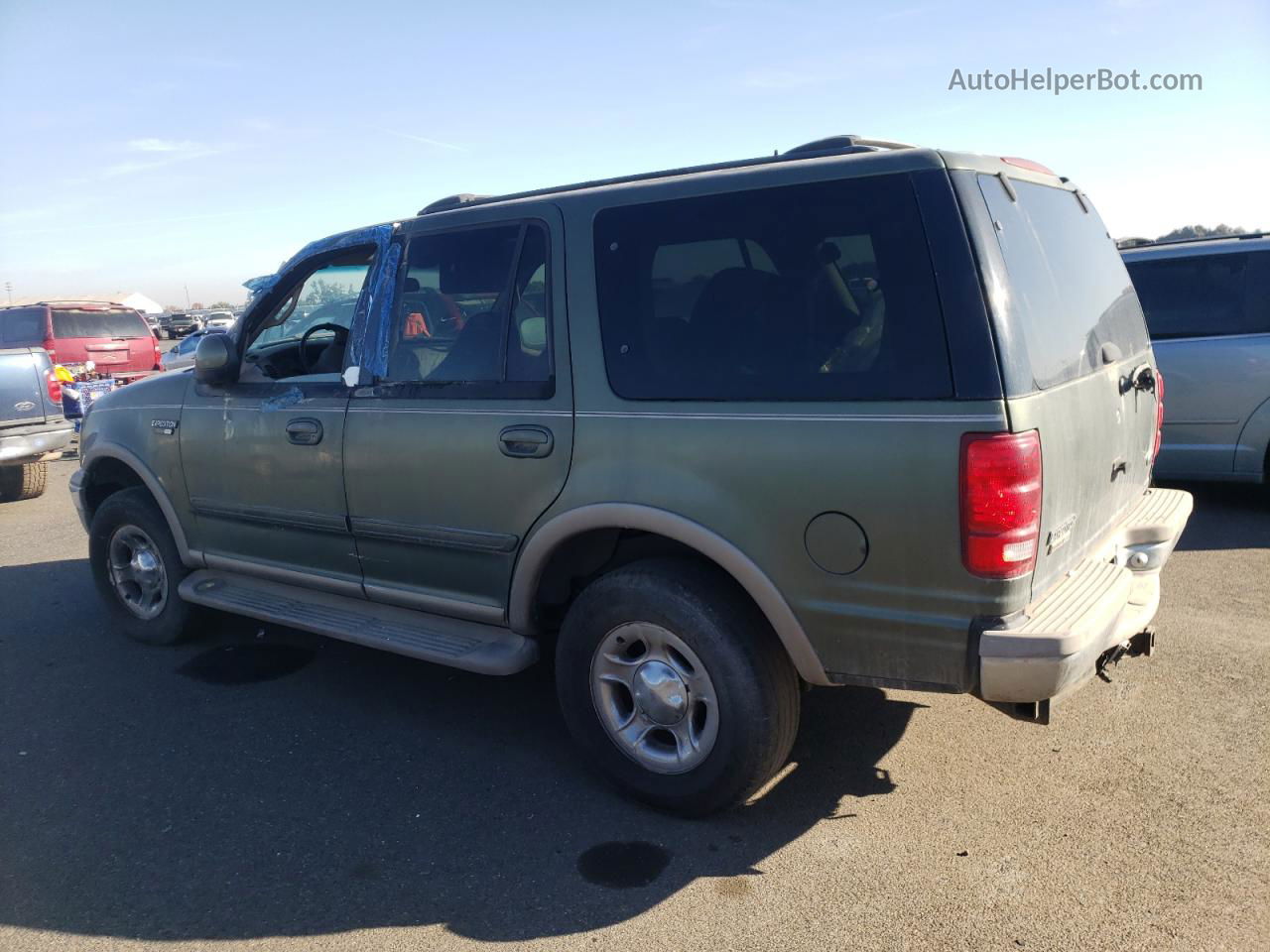 2000 Ford Expedition Eddie Bauer Green vin: 1FMFU18L4YLC18001