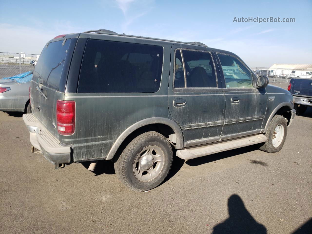 2000 Ford Expedition Eddie Bauer Green vin: 1FMFU18L4YLC18001